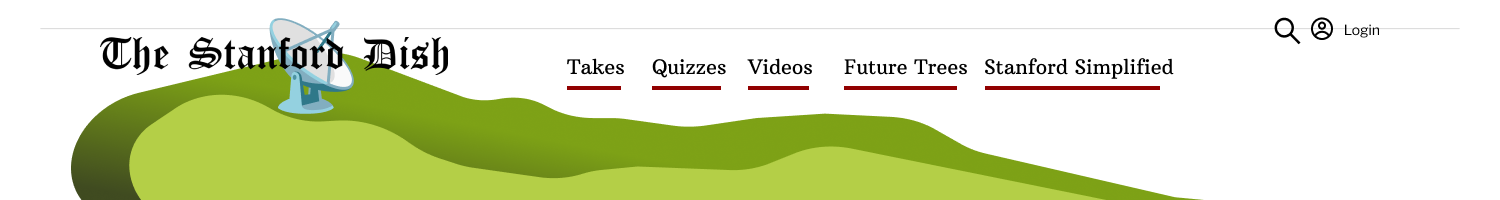 screenshot of blog header concept 1