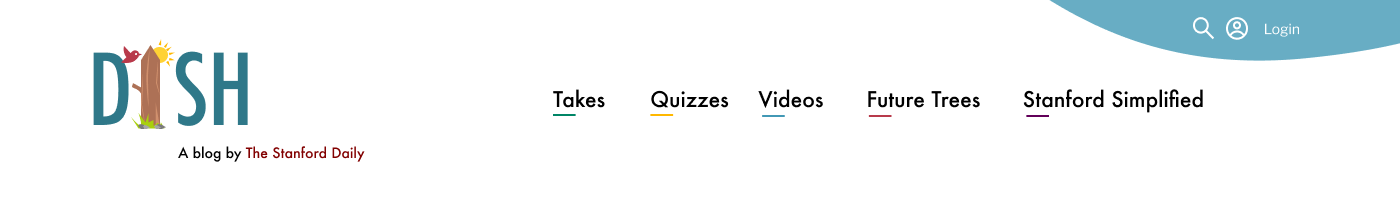 screenshot of blog header concept 2